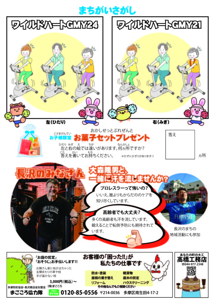 地域健康フェア　川崎市　ワイルドハートGMY24